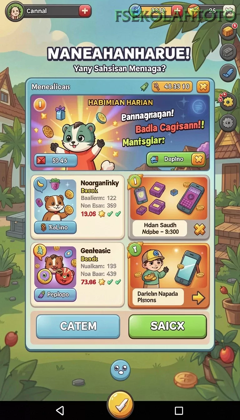 Cuplikan layar KOPLO77 — aktivitas