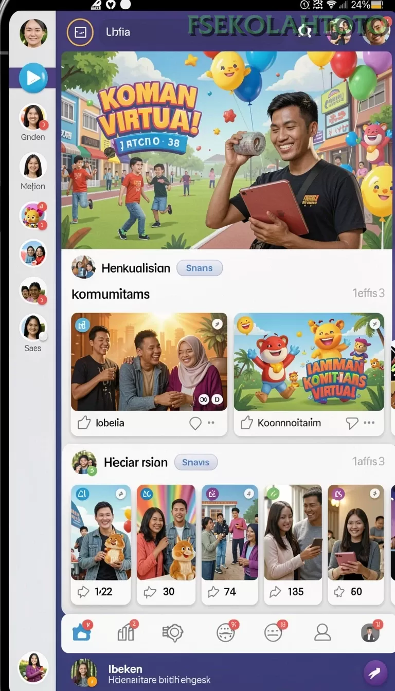 Cuplikan layar 66KBET — menu navigasi